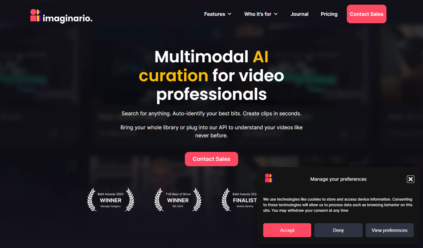 Imaginario AI app screenshot