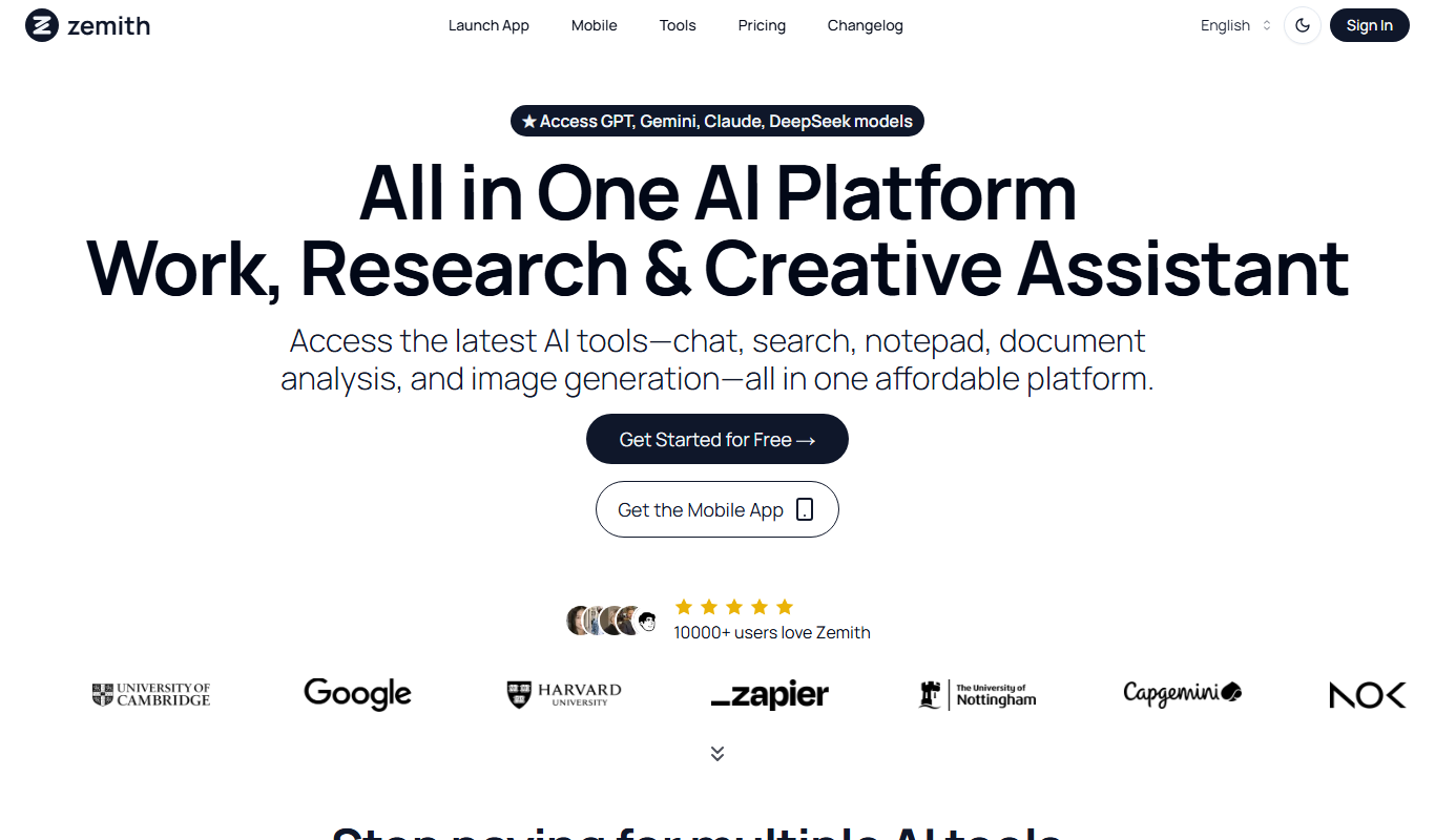 InfoBaseAI app screenshot
