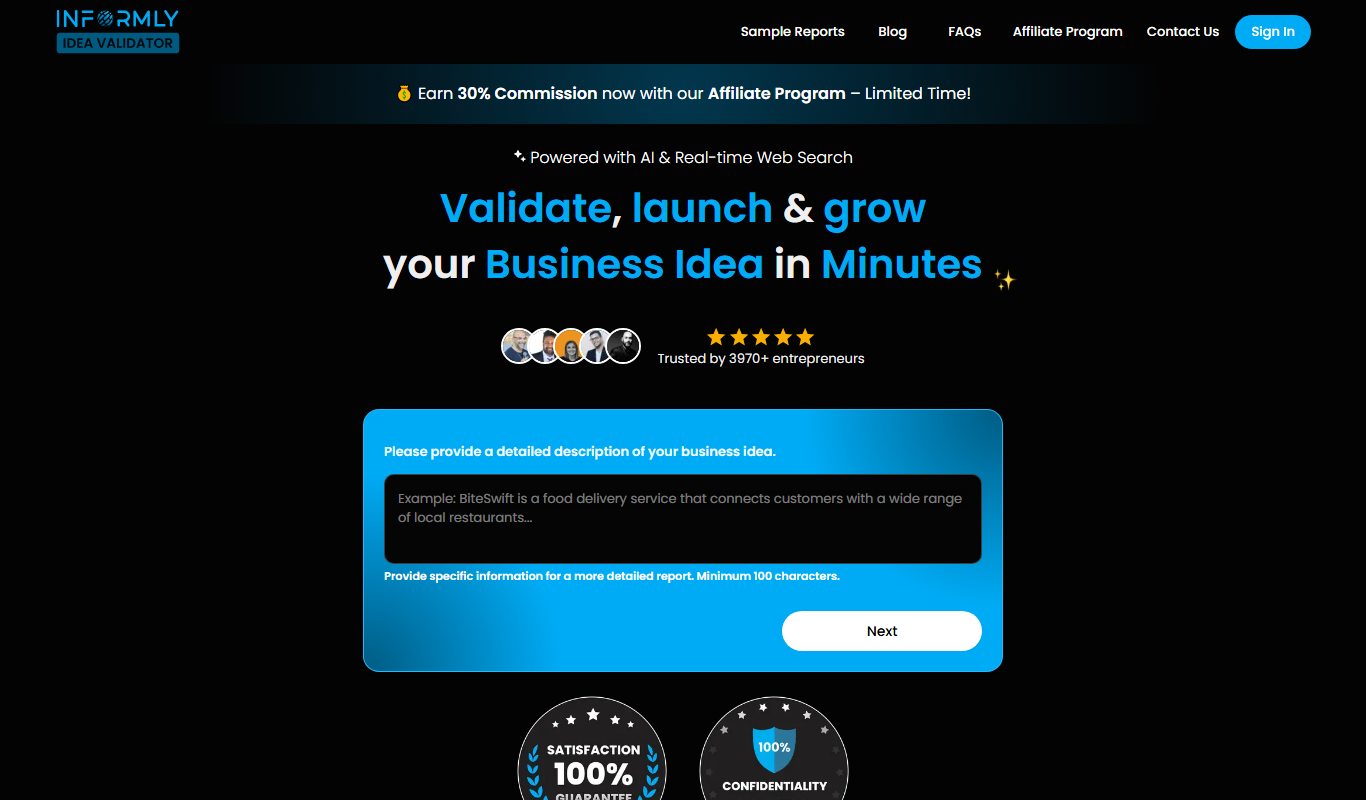 Informly app screenshot