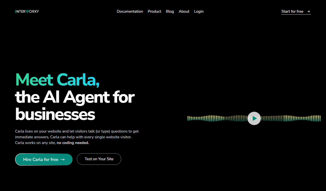 Interworky app screenshot