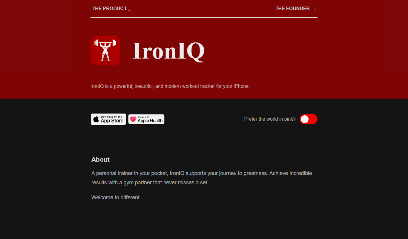 IronIQ app screenshot