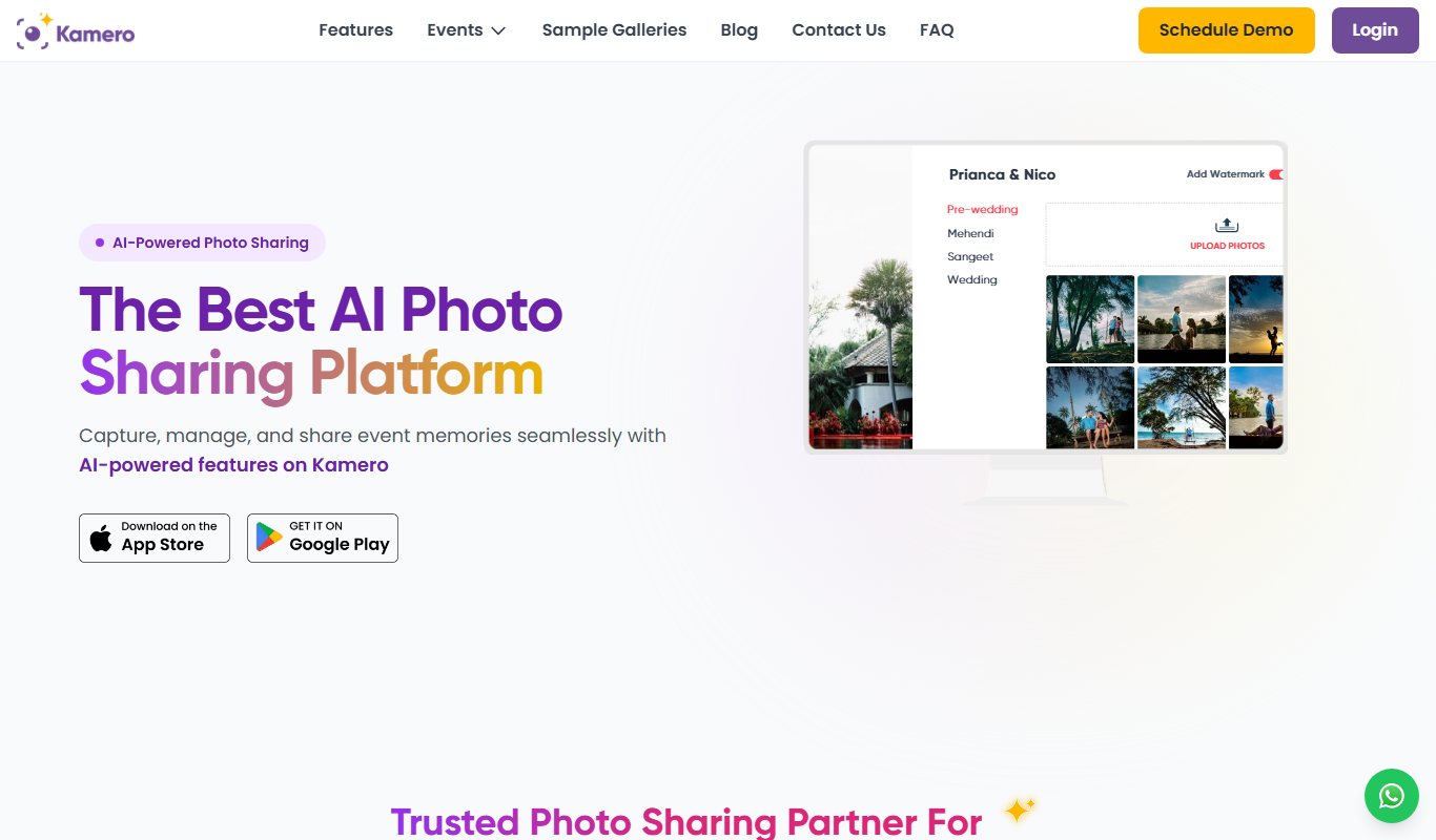 Kamero app screenshot