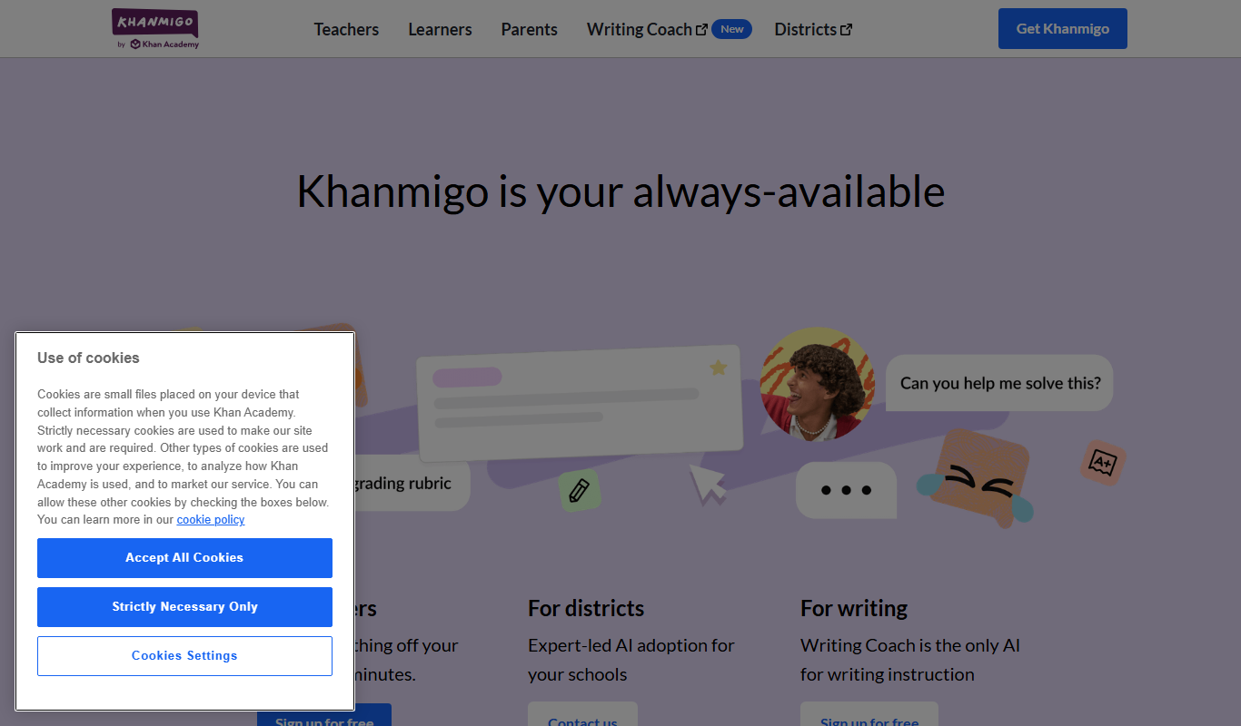 khanmigo.ai app screenshot