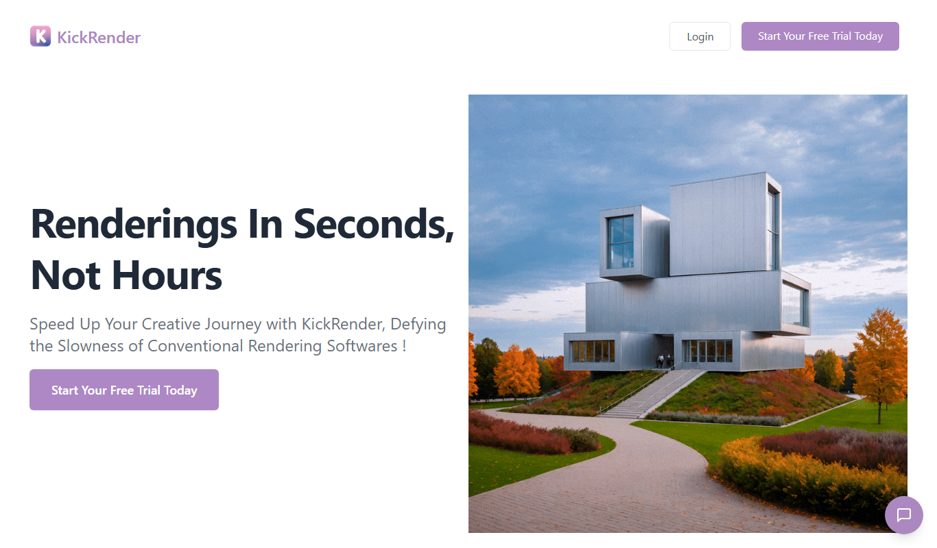 KickRender app screenshot