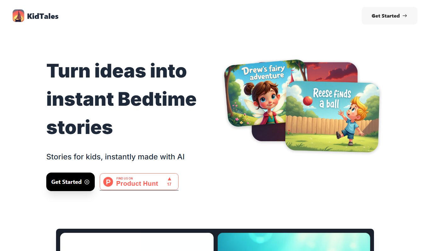 KidTales app screenshot