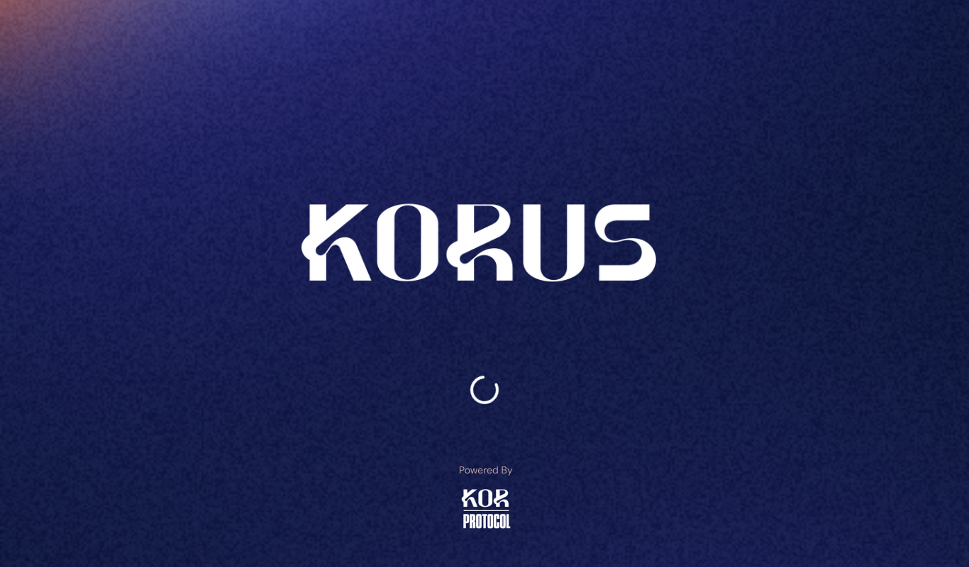 Korus app screenshot