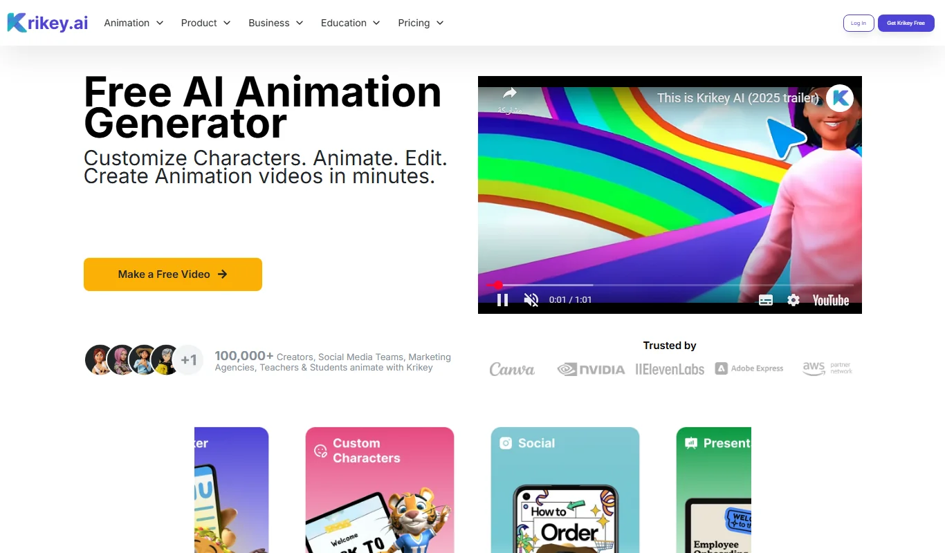 Krikey.ai AI Avatar Creator For 3D AR Content And Virtual Characters