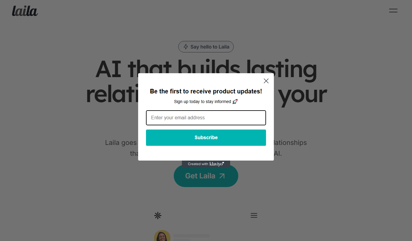 Laila app screenshot