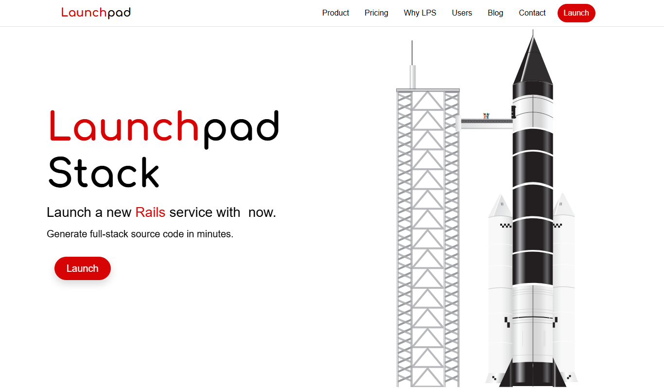 Launchpad Stack app screenshot