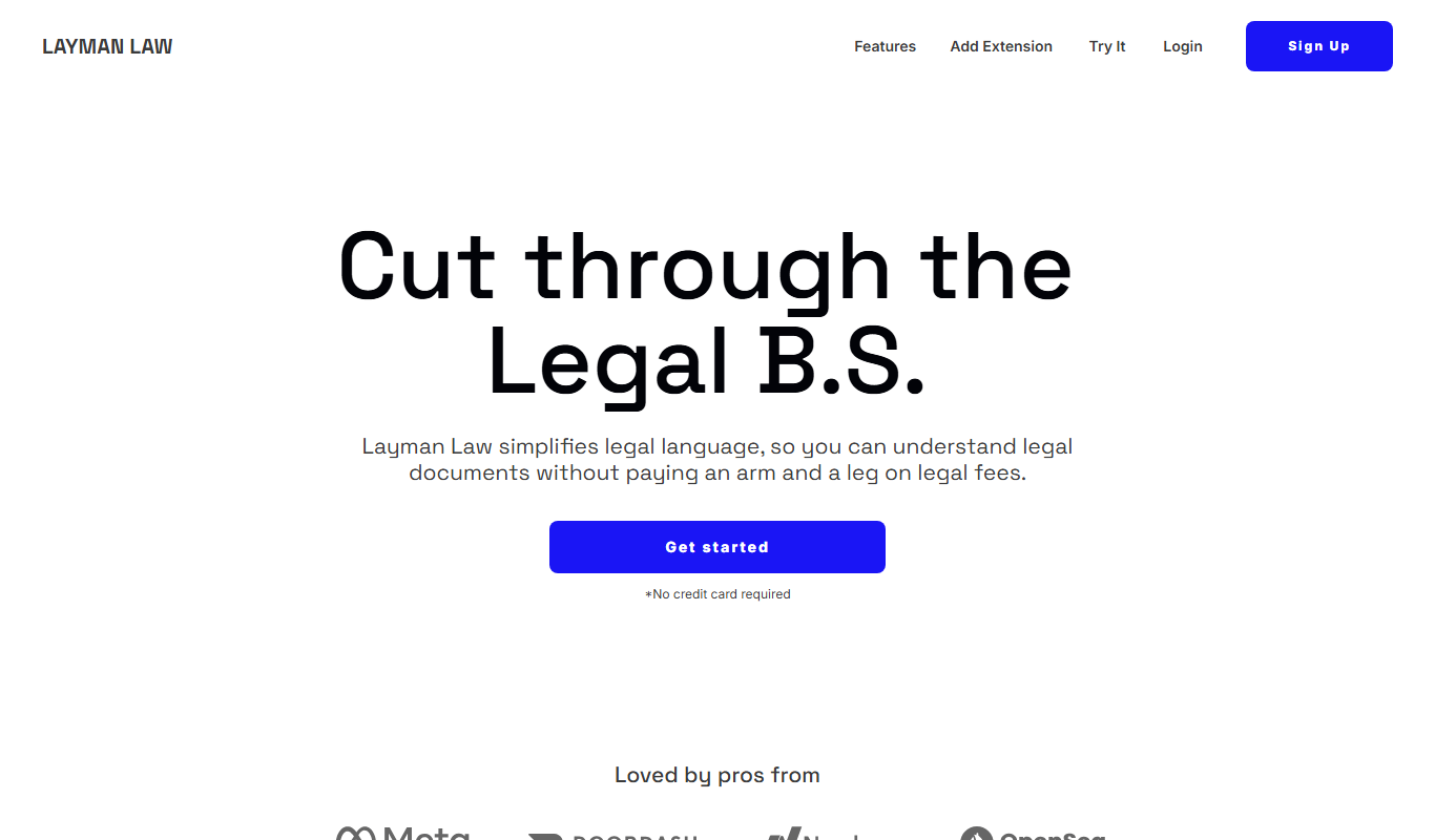 Layman Law app screenshot