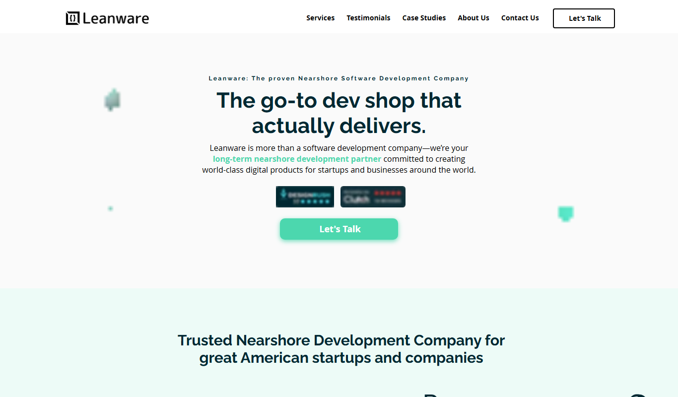 Leanware app screenshot