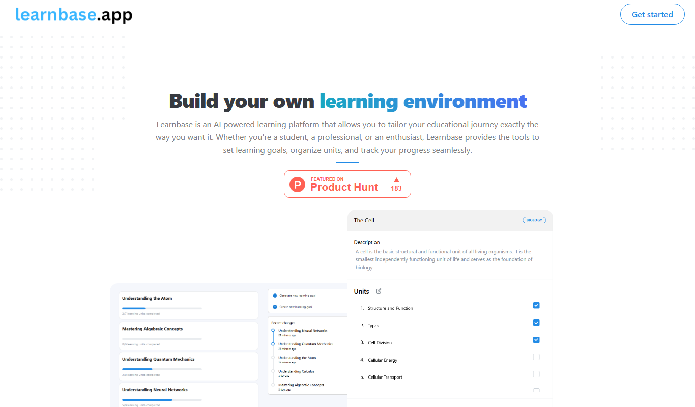 Learnbase app screenshot