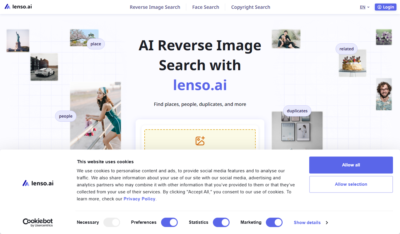 lenso.ai app screenshot