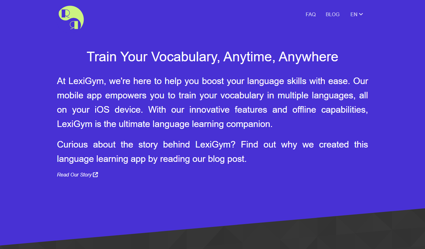 LexiGym app screenshot