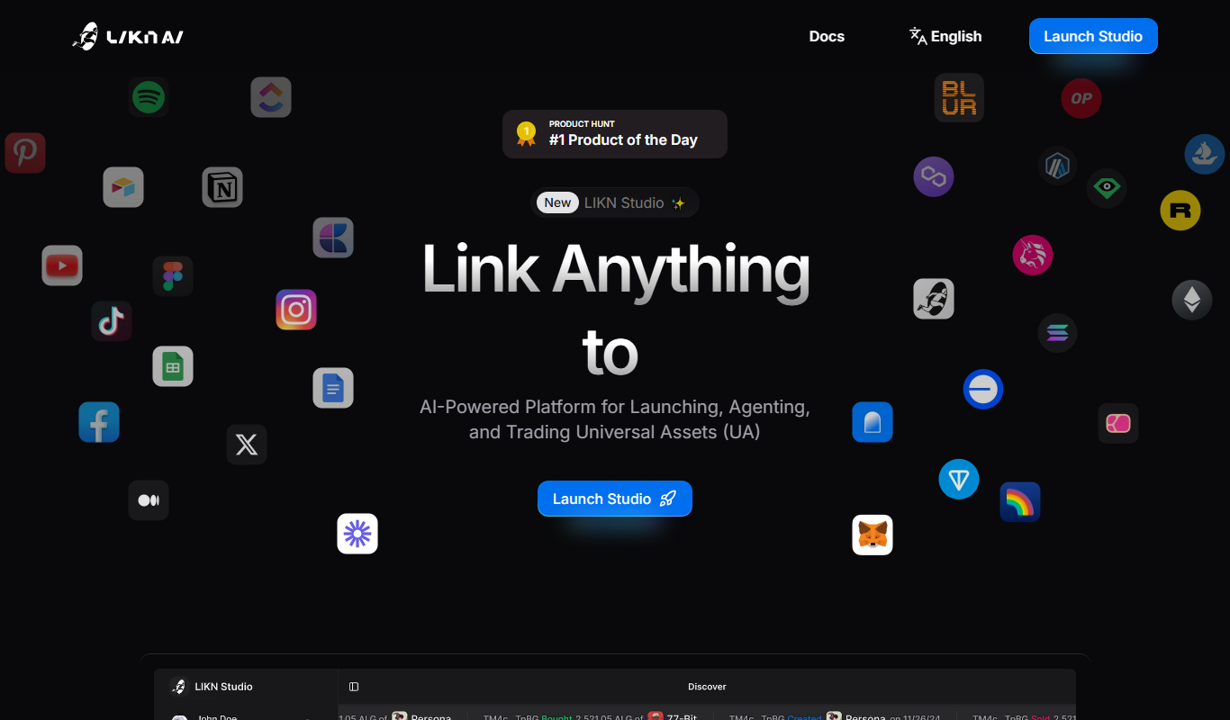 LIKN app screenshot