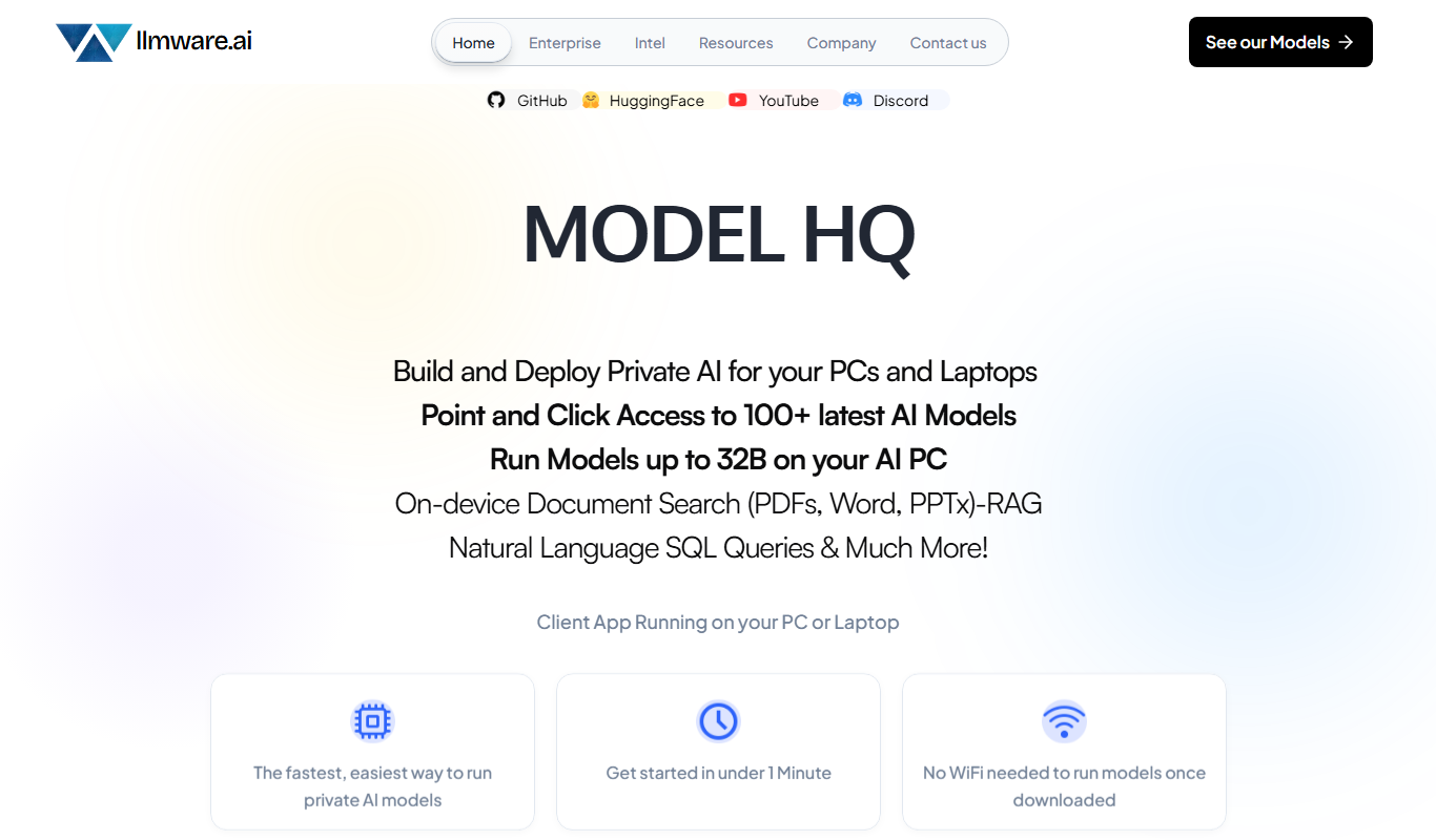 LLMWare app screenshot