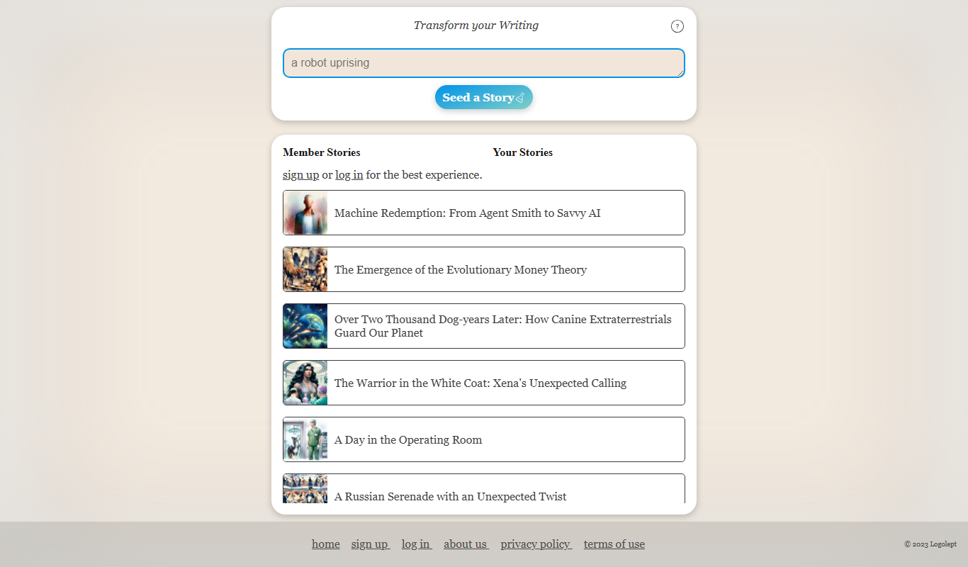 Logolept app screenshot