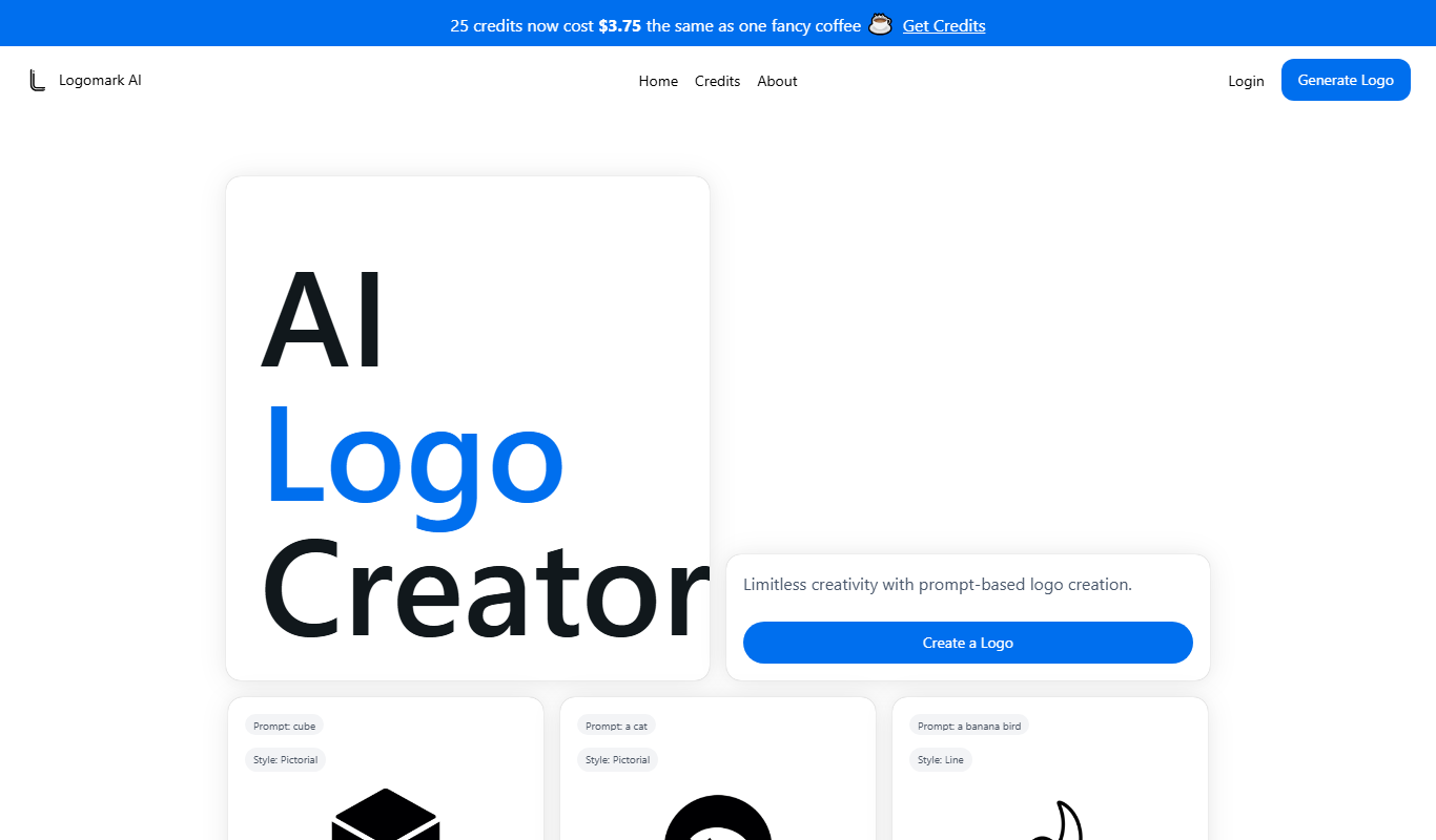 Logomark AI app screenshot