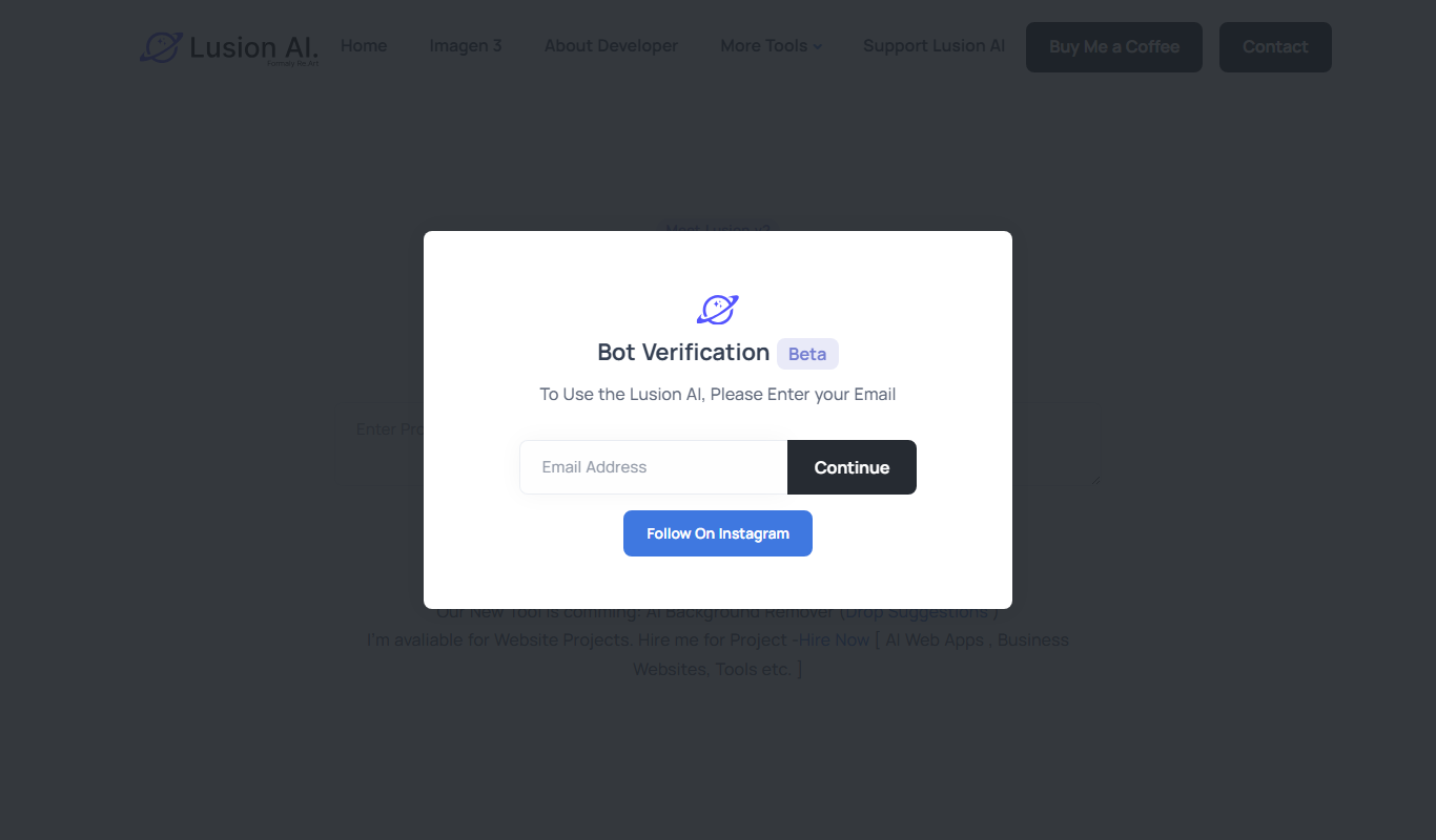 Lusion AI app screenshot