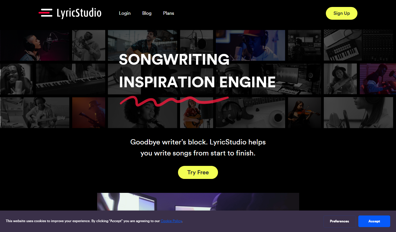 LyricStudio app screenshot