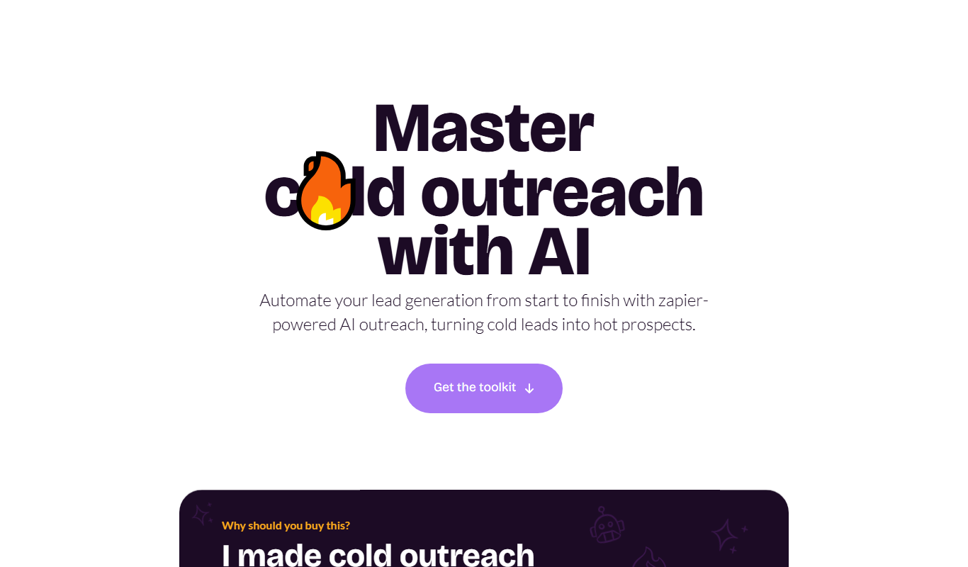 Master Cold Outreach with AI app screenshot
