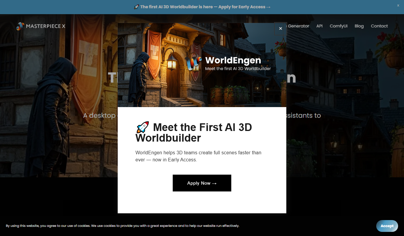 masterpiecevr.com app screenshot