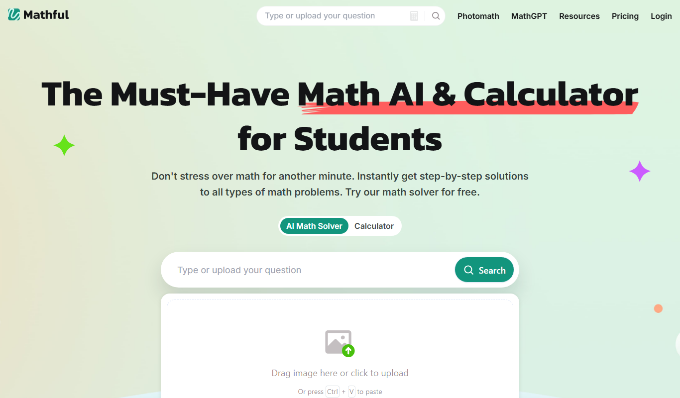 Mathful.com app screenshot