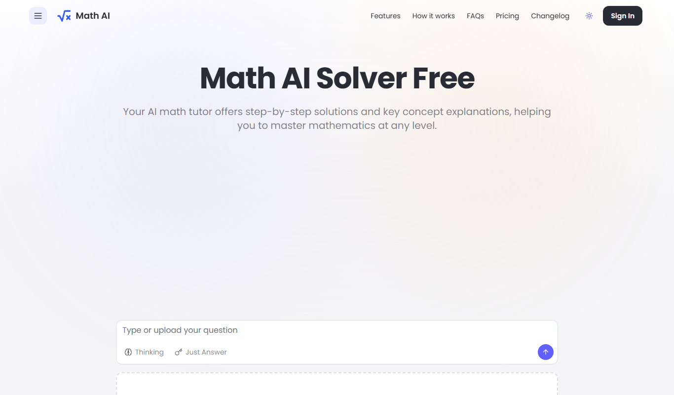 MathGPT AI app screenshot