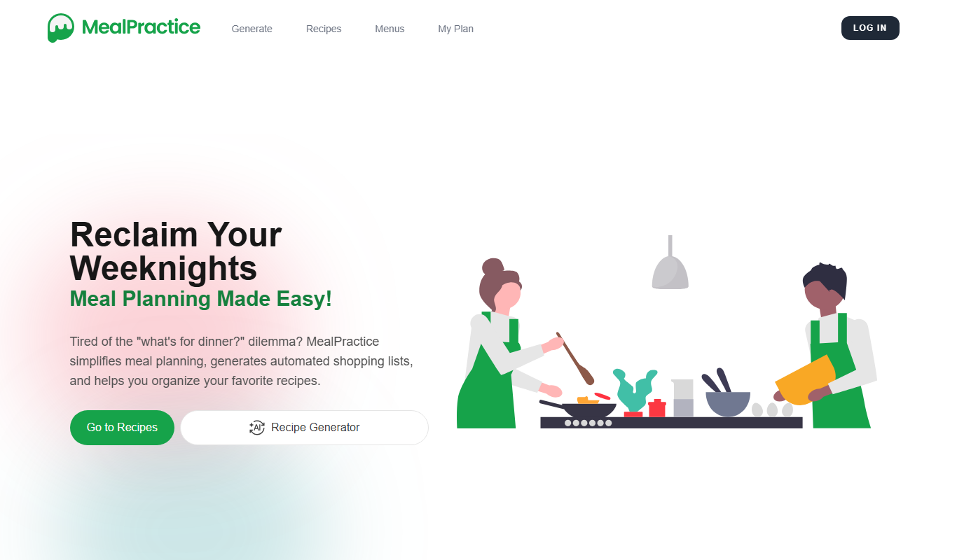 MealPractice app screenshot