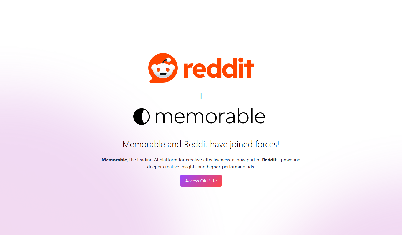 Screenshot of the Memorable Ad Maker interface