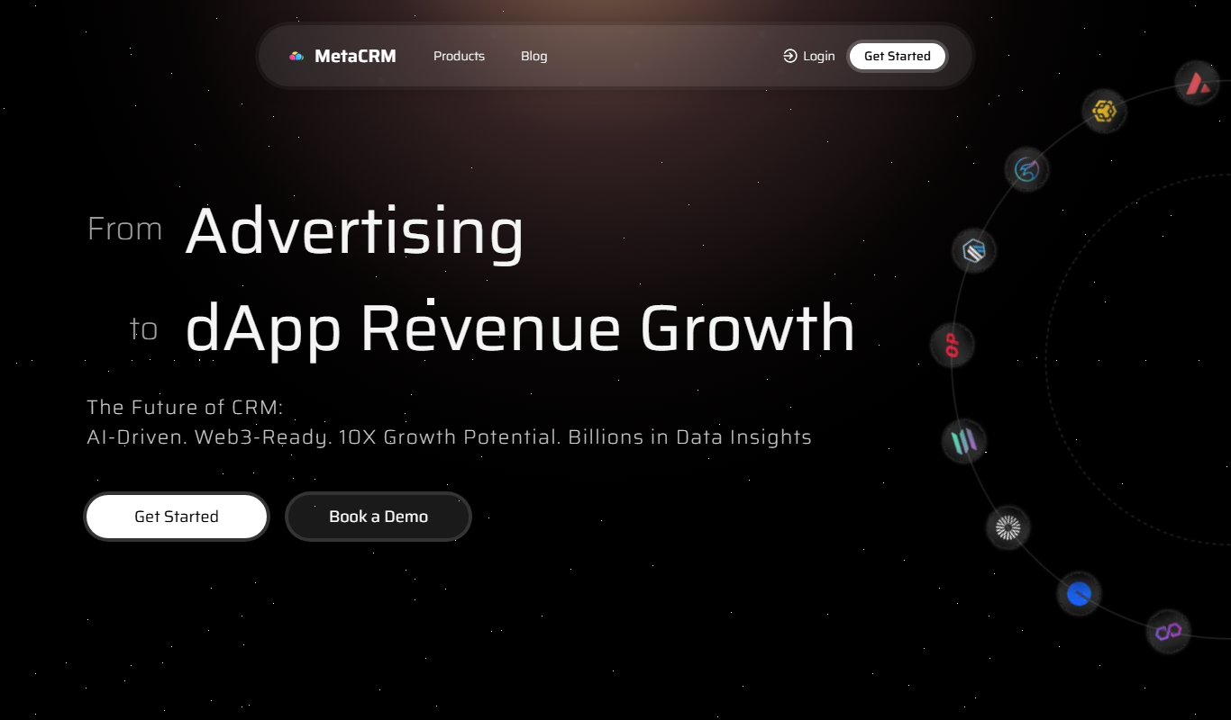 MetaCRM app screenshot