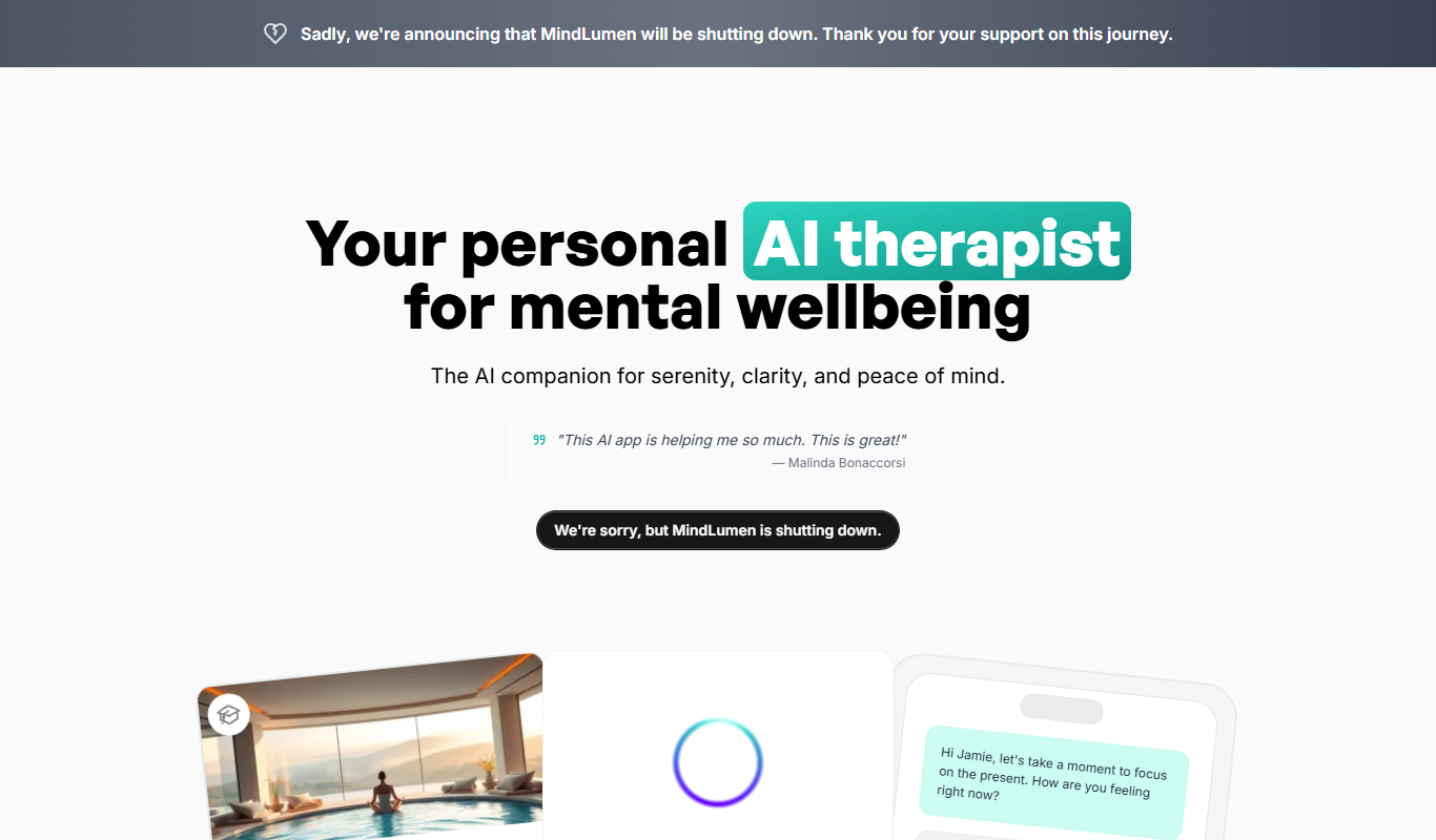 MindLumen app screenshot