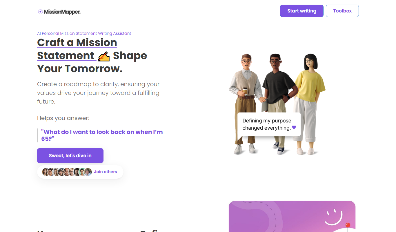 MissionMapper app screenshot