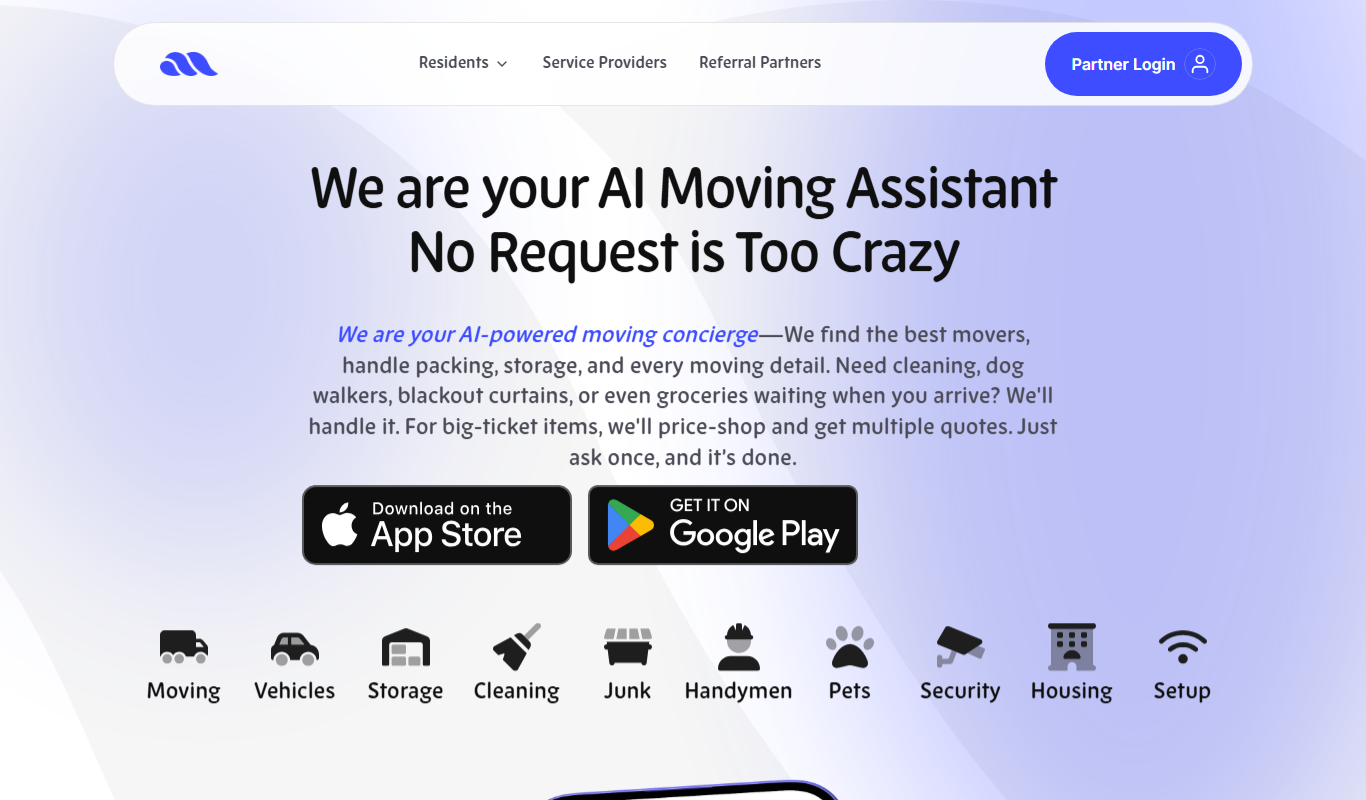 Move AI – Your AI Moving Assistant app screenshot