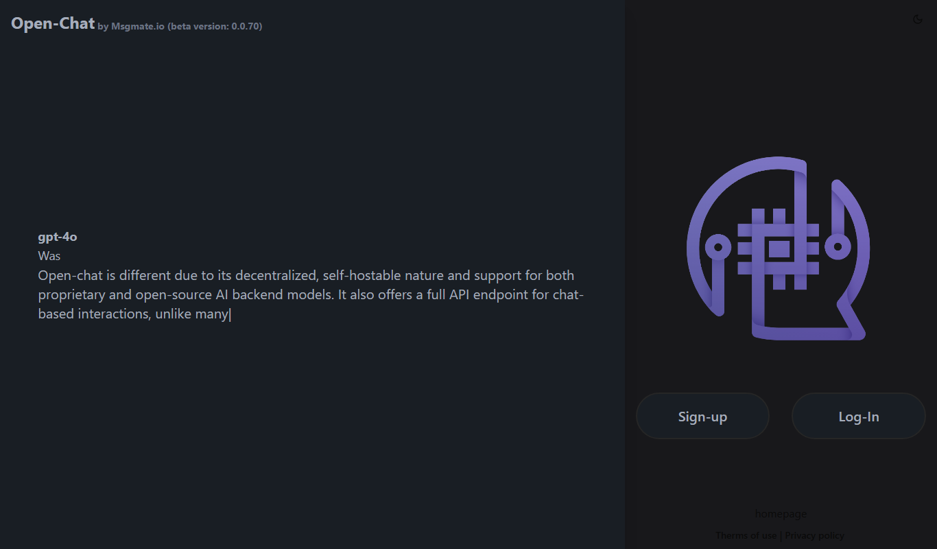 msgmate.io app screenshot