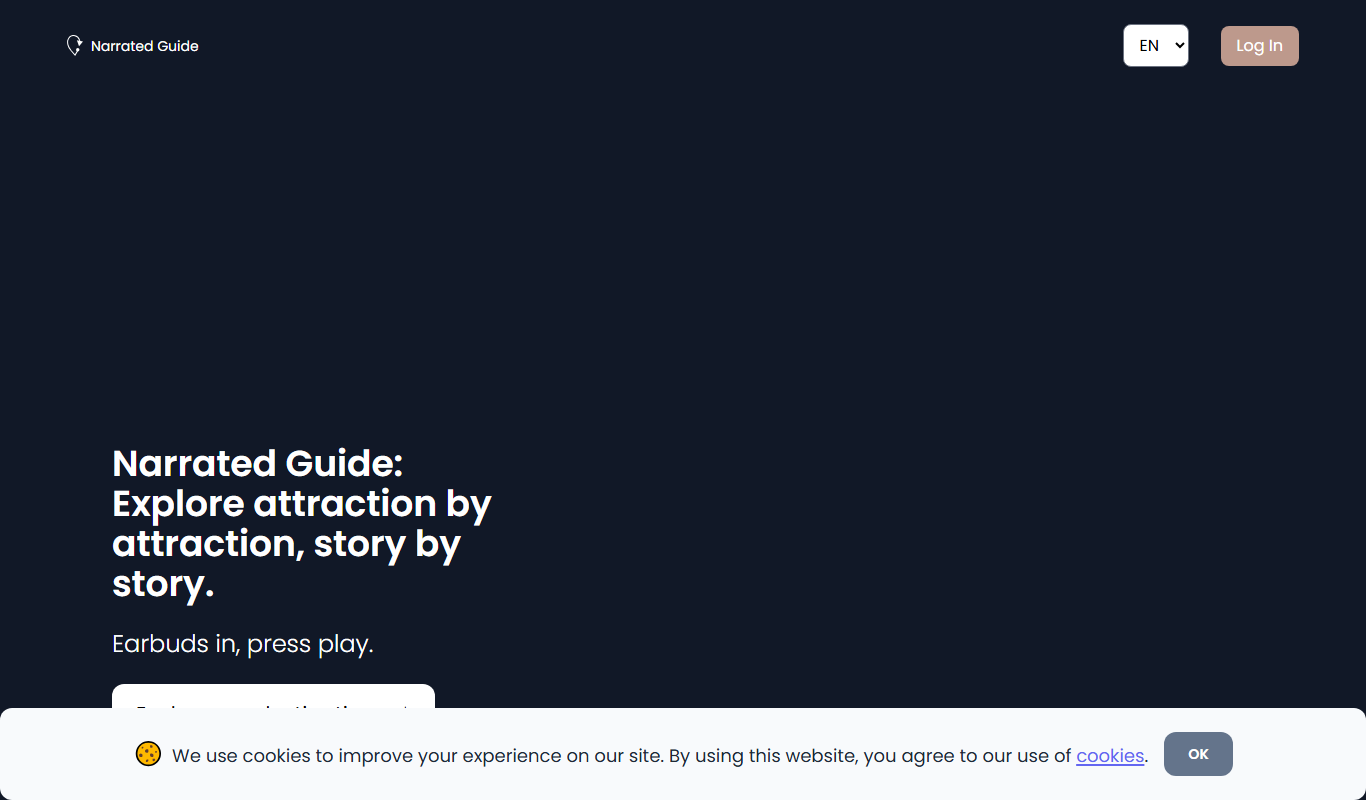 Narrated Guide app screenshot