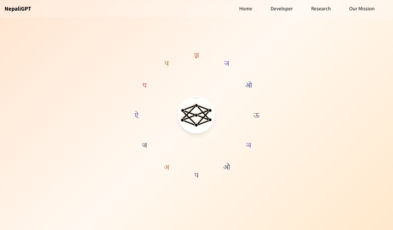 NepaliGPT app screenshot
