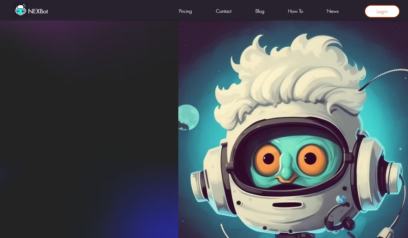 NEXBot app screenshot