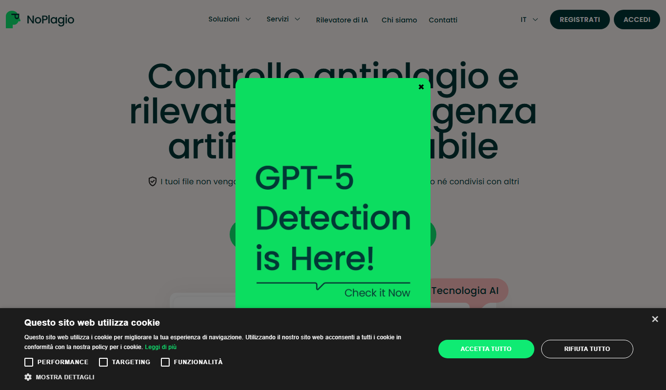 NoPlagio app screenshot