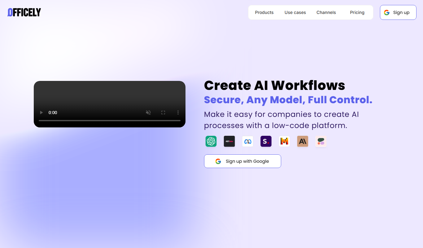 Officely AI app screenshot