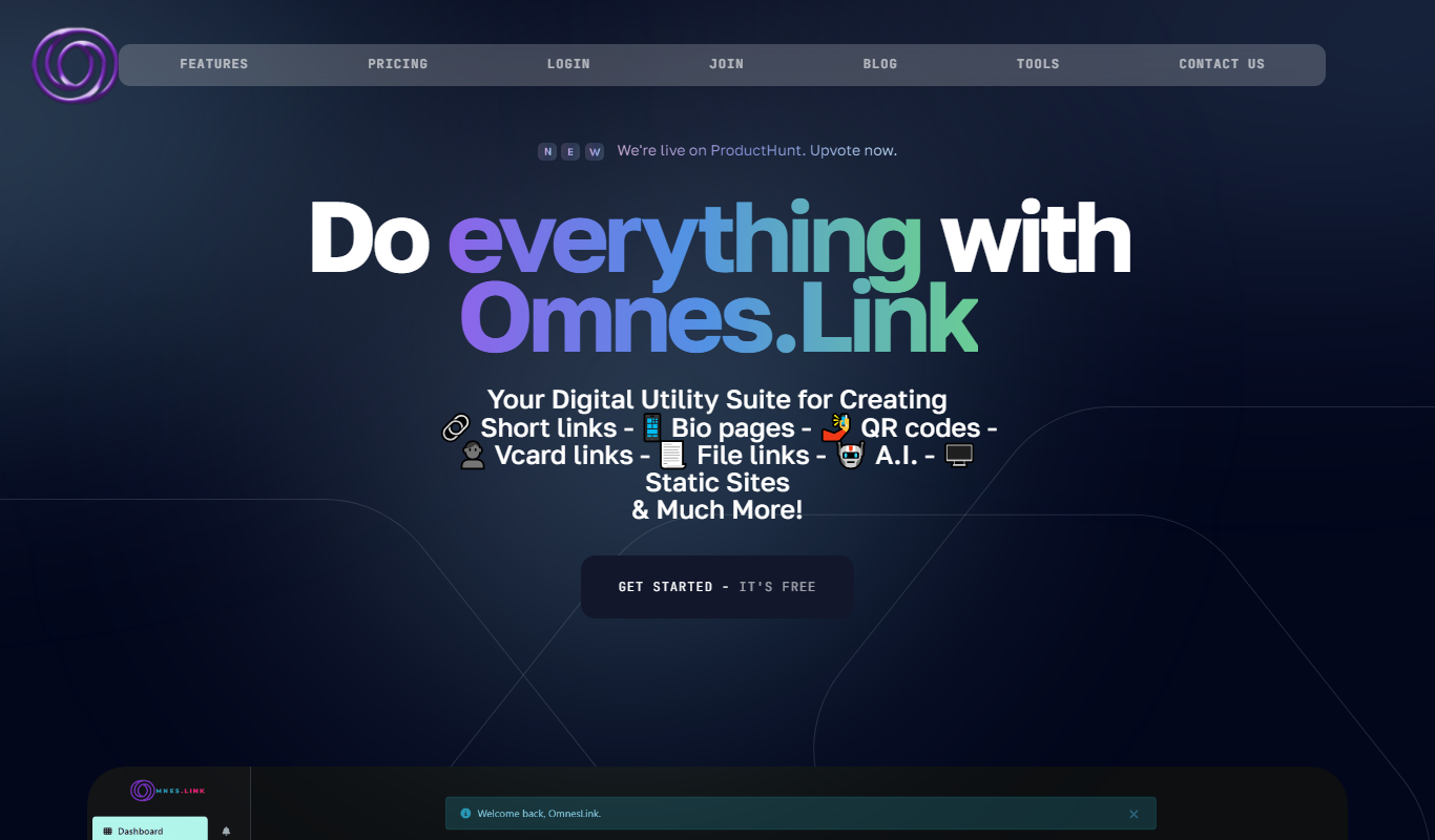 Omnes.link app screenshot