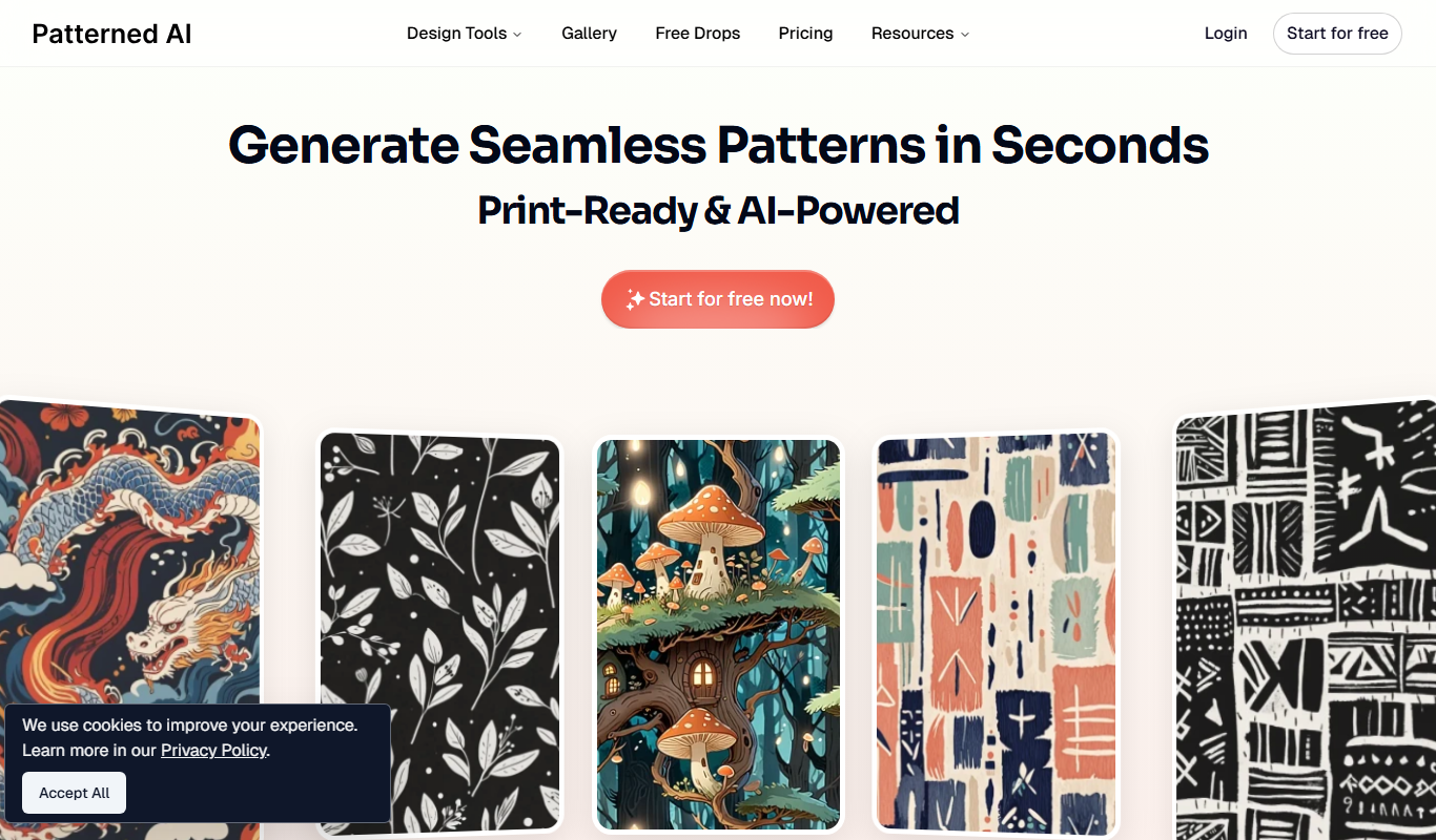 Patterned AI app screenshot
