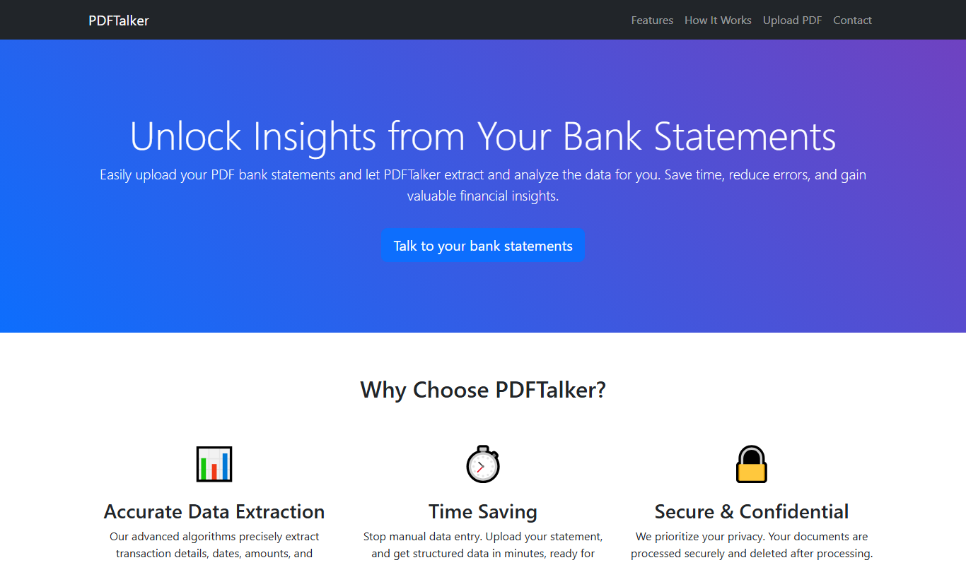 PDF Talker app screenshot