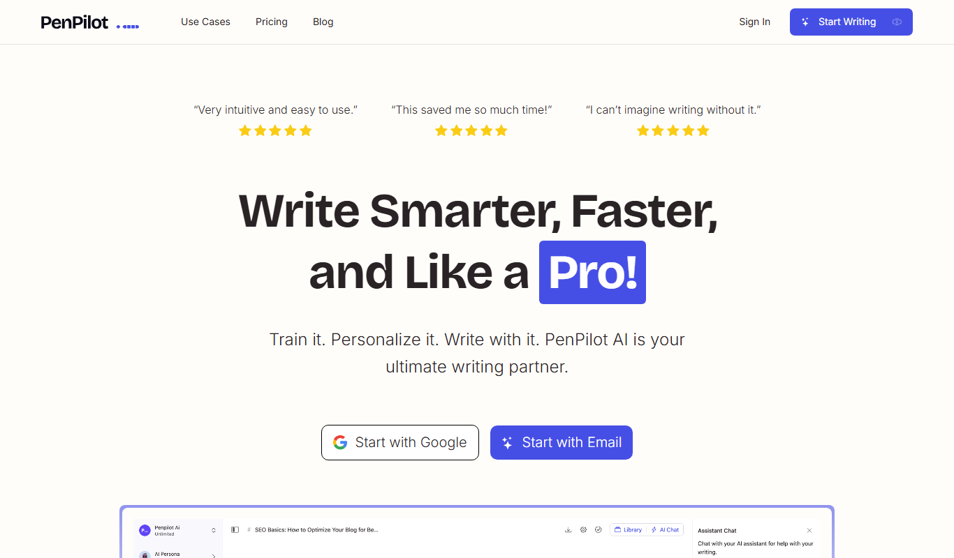 PenPilot AI app screenshot
