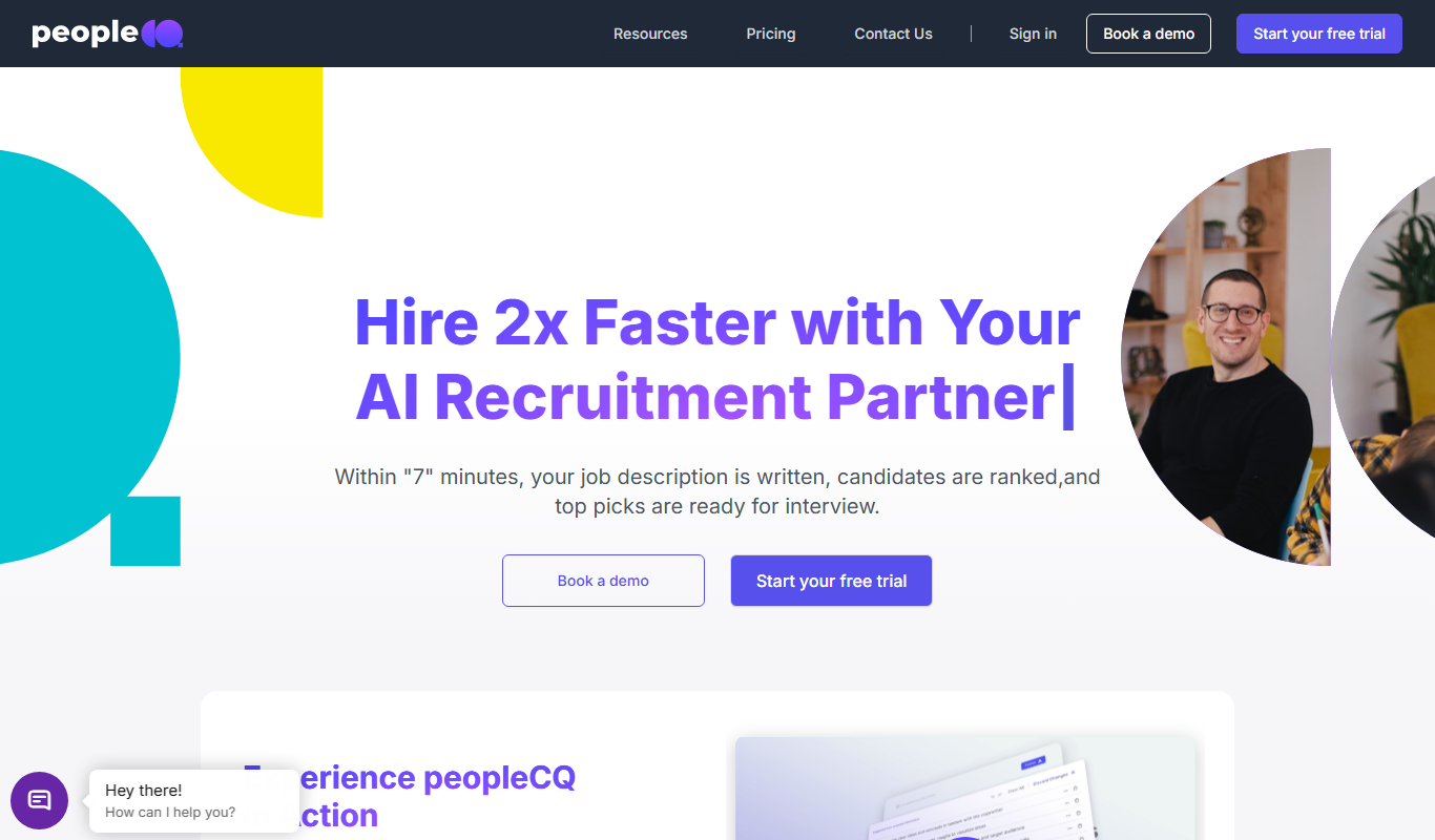 peopleCQ app screenshot