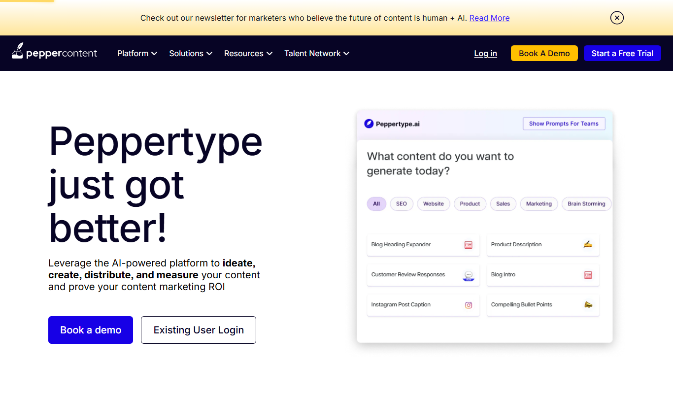 Peppertype.ai app screenshot