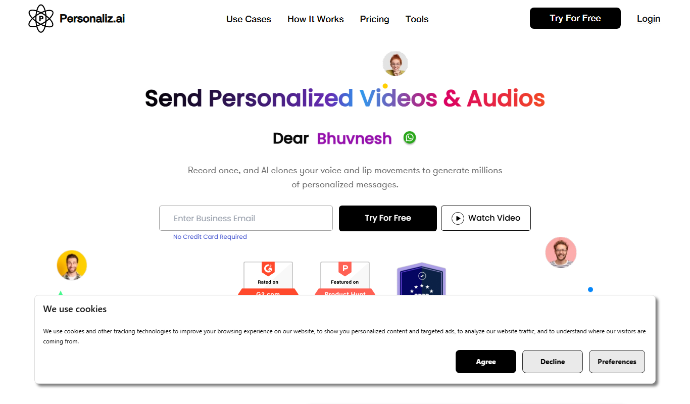 Personaliz.ai app screenshot