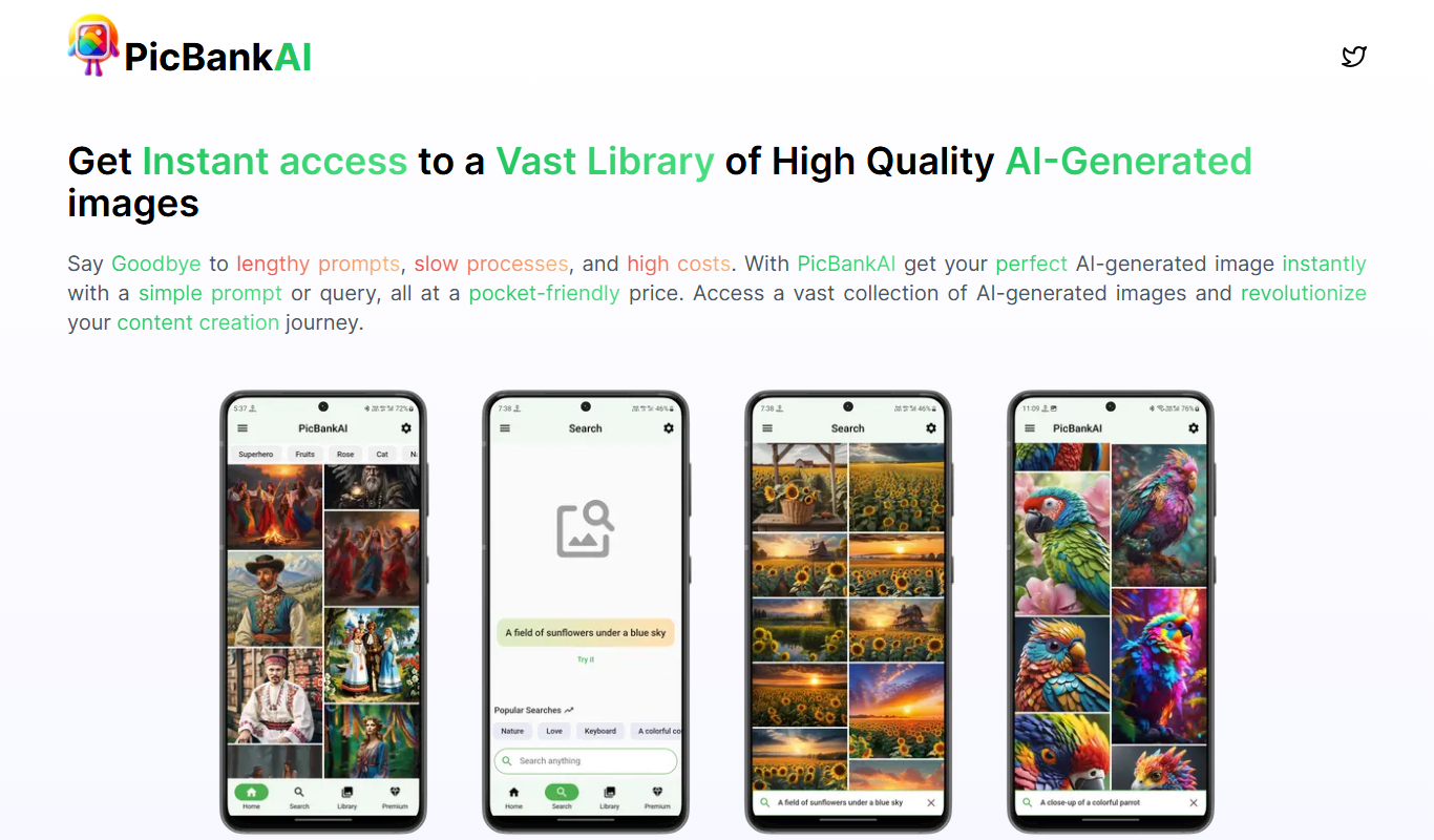 PicBankAI app screenshot