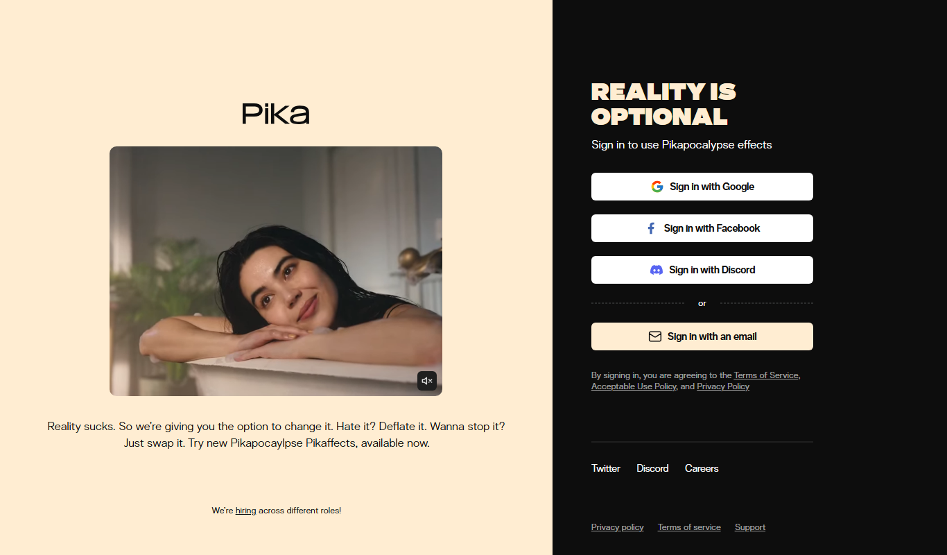 Pika app screenshot