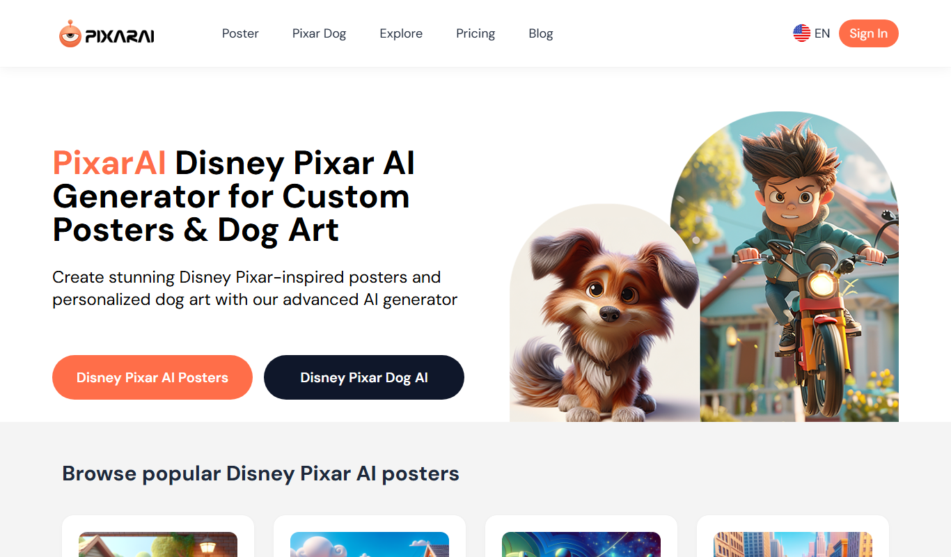 PixarAI app screenshot